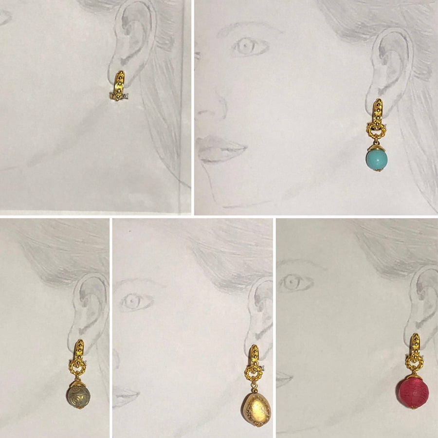 Accessorise all your outfits, by choosing one earring clip, and multiple drops to suit your mood and favourite clothes