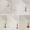 Mix and Match pumpkin shape mother of pearl  bead drop
