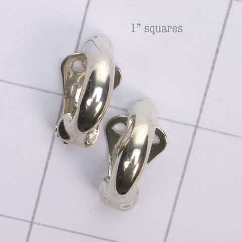 Mix and match Silver earring clip