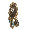 Satellite vintage filigree earrings