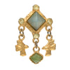Vintage bird clip earrings