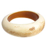 Antique ivory colour wavy bangle