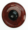 Red and black vintage brooch