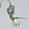 Subtle mixture of ivory, antique gold and coral bead necklace
