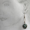Easter eggshell earring