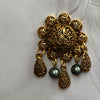Satellite vintage filigree earrings