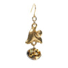 Art Nouveau leaf and tortoise drop
