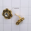 Vintage Italian clip earrings