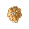 Clip and pearl vintage earrings