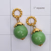 Mix and Match vintage green bead drop