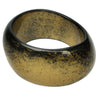 Classic acrylic resin gold lacquered  bangle