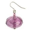 Delicate lilac drop earrings