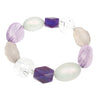 Stretch lilac bracelet