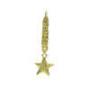 Gold frost vintage star drops