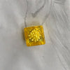 Yellow flower clip earrings 100% of proceeds go to Ukrainian charities